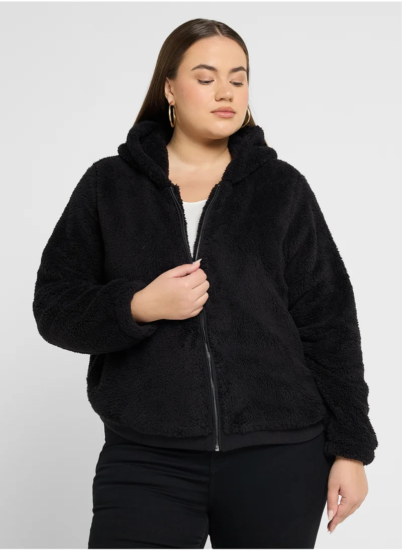 Only Carmakoma Hooded Jacket