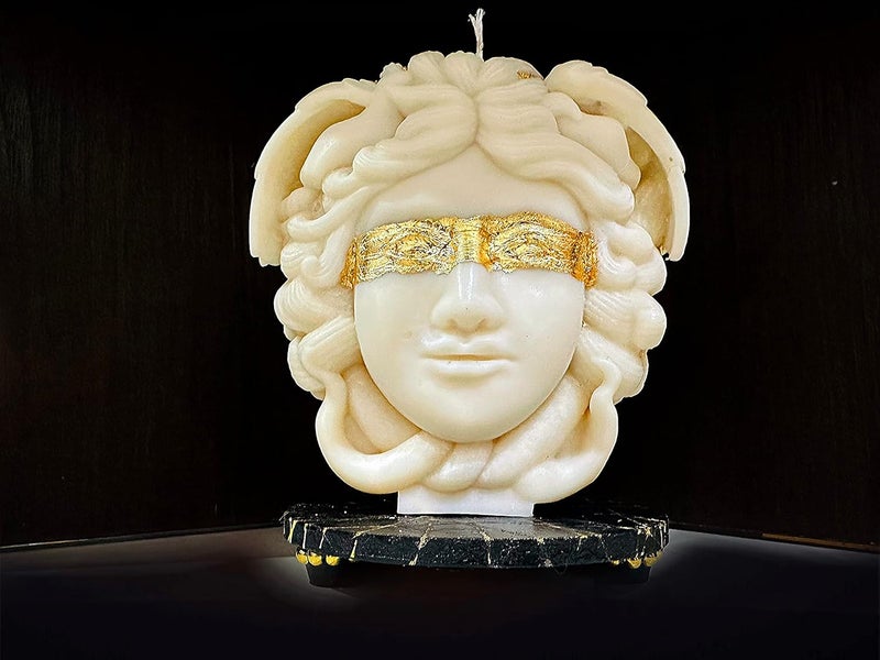 Sorcish Medusa Gold Luxury Candle Luxurious Collection Scented Candle