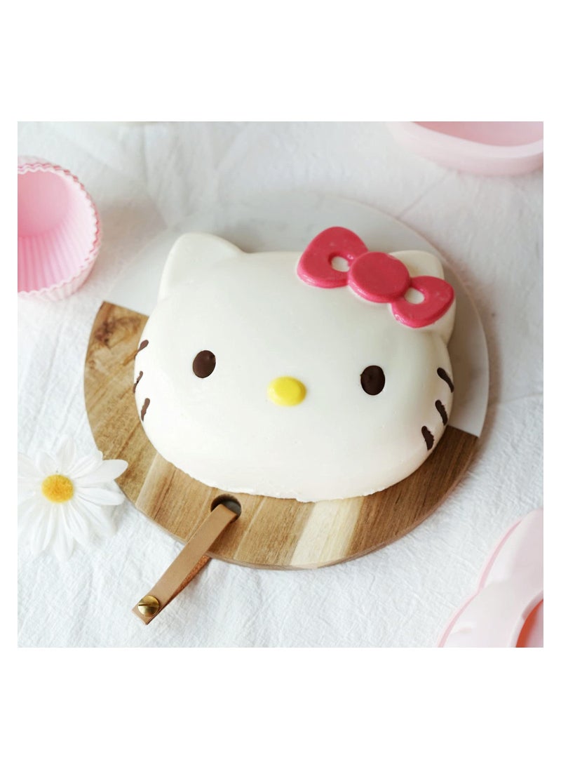 chefmade - Hello Kitty Cake Pan 8 Inch Non Stick Silicone Cake Mold - Image 1