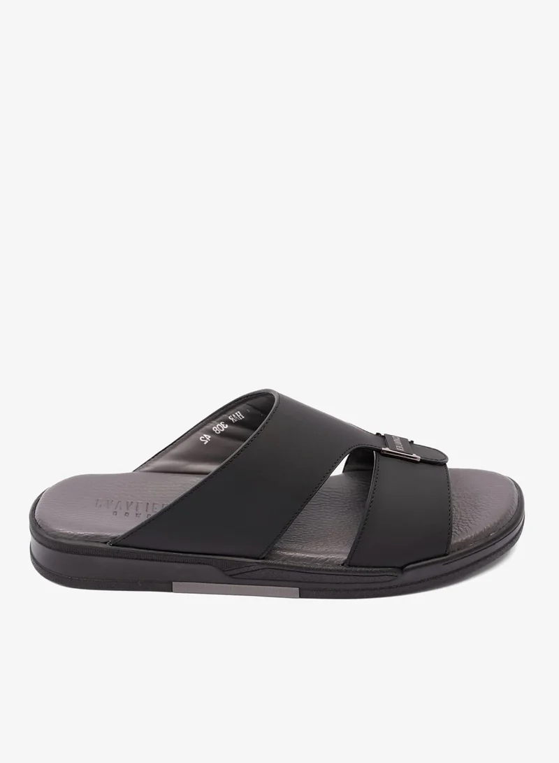 UOMO CAVALIER MATTE LEATHER  ARABIC SANDALS