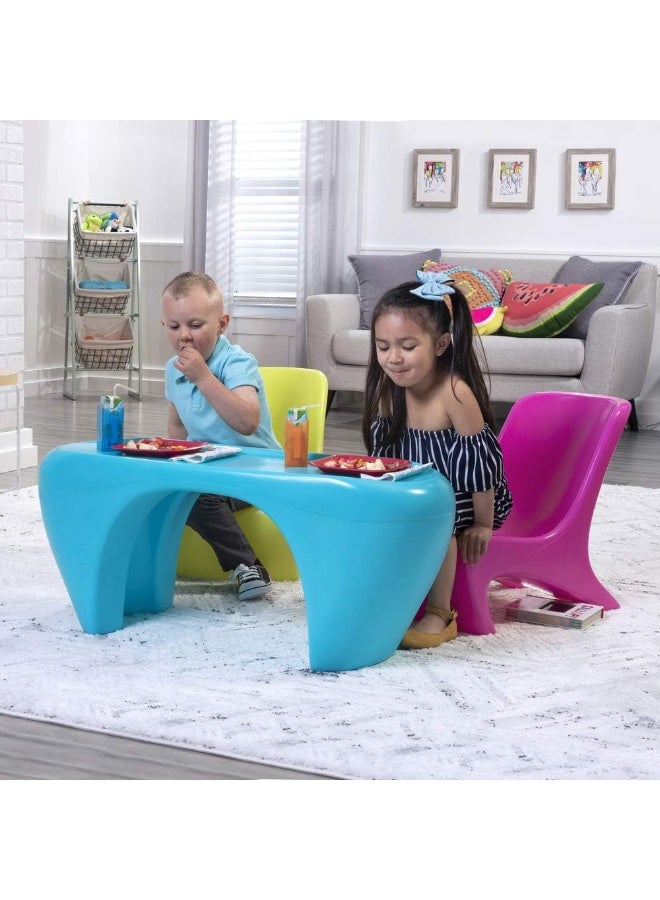 ستيب2 طاولة وكراسي بتصميم عصري للأطفال بألوان زاهية - Image 2