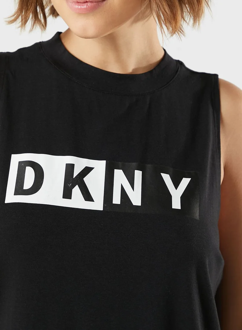 DKNY Logo Crew Neck T-Shirt