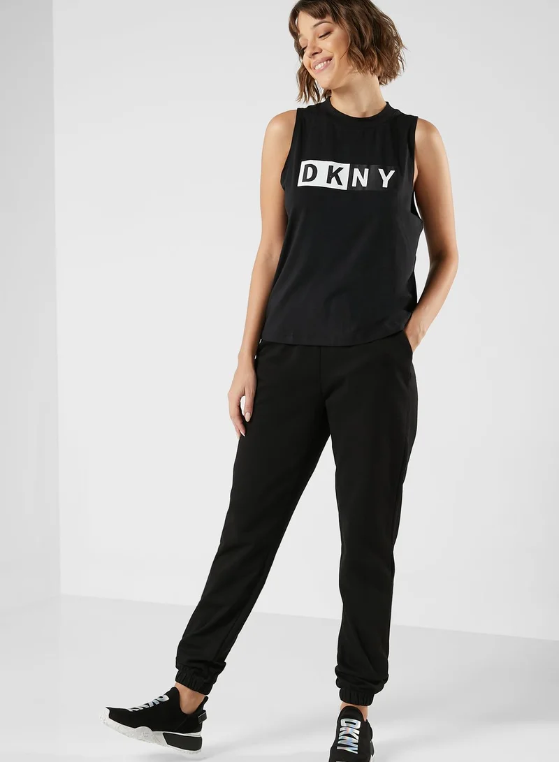 DKNY Logo Crew Neck T-Shirt