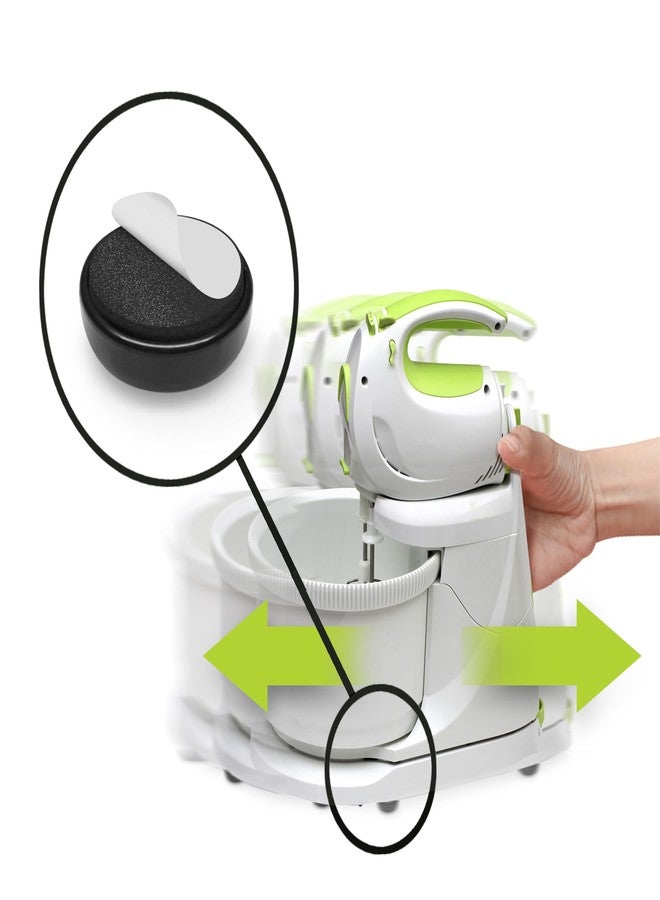 Slipstick منزلقات أجهزة المطبخ Slipstick GorillaGlides (24 منزلقات دائرية × 3/4 بوصة) منزلقات أجهزة المطبخ ذاتية اللصق توفر سهولة الانزلاق وتوفر مساحة على أسطح العمل - Image 2