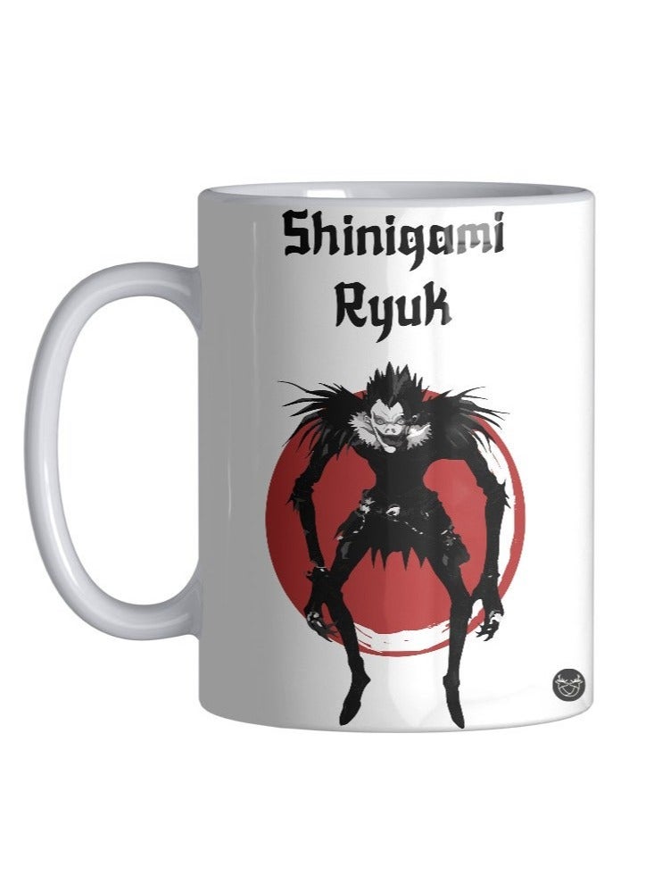 فون بلانيت كوب ابيض بطباعة تصميم أنمي