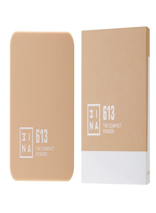 3INA The Compact Powder - Lightweight Mineral Face Powder for Smooth Coverage - Evens Out Tone - Natural Silky Finish - All Skin Types - 613 - 0.44 oz - Image 2