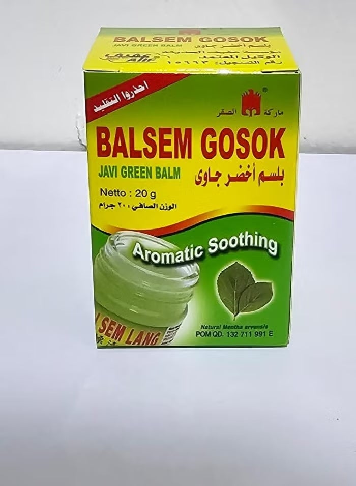 balsem gosok balsam green benzoin benefits 20 grams