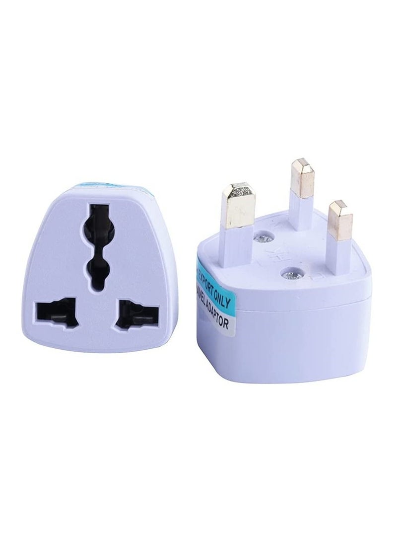 محول سفر، 250 فولت 10 أمبير، محول قابس عالمي للسفر للزوار من الإمارات/ الولايات المتحدة/ الاتحاد الأوروبي/ الصين/ أستراليا، محول سفر عالمي لمعظم الأجهزة الإلكترونية، 1 قطعة - Image 1