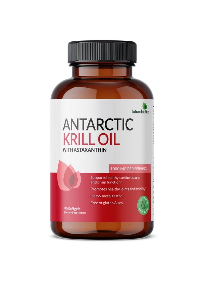 Antarctic Krill Oil 1000Mg With Omega3S Epa Dha Astaxanthin And Phospholipids 100% Pure Premium Krill Oil Heavy Metal Tested Non Gmo 90 Softgels (45 Servings) - pzsku/Z39199EA3980F01EA7800Z/45/_/1695134218/fdf489a9-339b-4b1b-a4bf-7a24bdcbd2cb