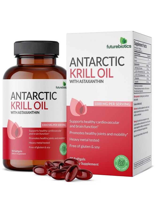 Antarctic Krill Oil 1000Mg With Omega3S Epa Dha Astaxanthin And Phospholipids 100% Pure Premium Krill Oil Heavy Metal Tested Non Gmo 90 Softgels (45 Servings) - pzsku/Z39199EA3980F01EA7800Z/45/_/1695134244/5b23ef4b-a49e-48b8-9639-8c3dc542fd24