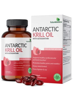 Futurebiotics Antarctic Krill Oil 1000Mg With Omega3S Epa Dha Astaxanthin And Phospholipids 100% Pure Premium Krill Oil Heavy Metal Tested Non Gmo 90 Softgels (45 Servings)  - Image 1