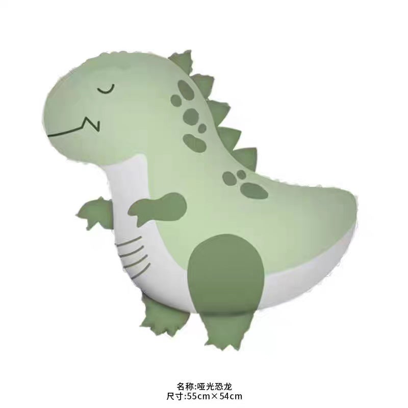 Cute Cartoon Dinosaur Penguin Whale Foil Balloons for Party Decor Matte cute dinosaur