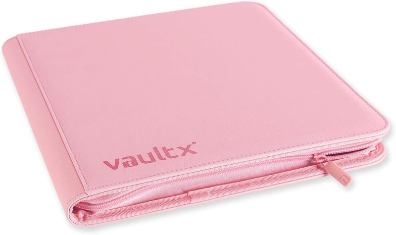 Vault X 12 Pocket Trading Card Zip Binder, 480 cards, Premium Exo-Tec Album Material, 20 Side-Loading Pages, Folder for Collectible Card Games, Sports, TCG (Pink) - Image 3
