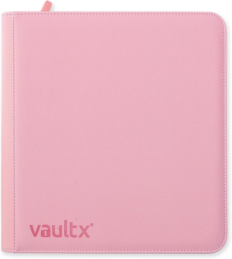 Vault X 12 Pocket Trading Card Zip Binder, 480 cards, Premium Exo-Tec Album Material, 20 Side-Loading Pages, Folder for Collectible Card Games, Sports, TCG (Pink) - Image 4