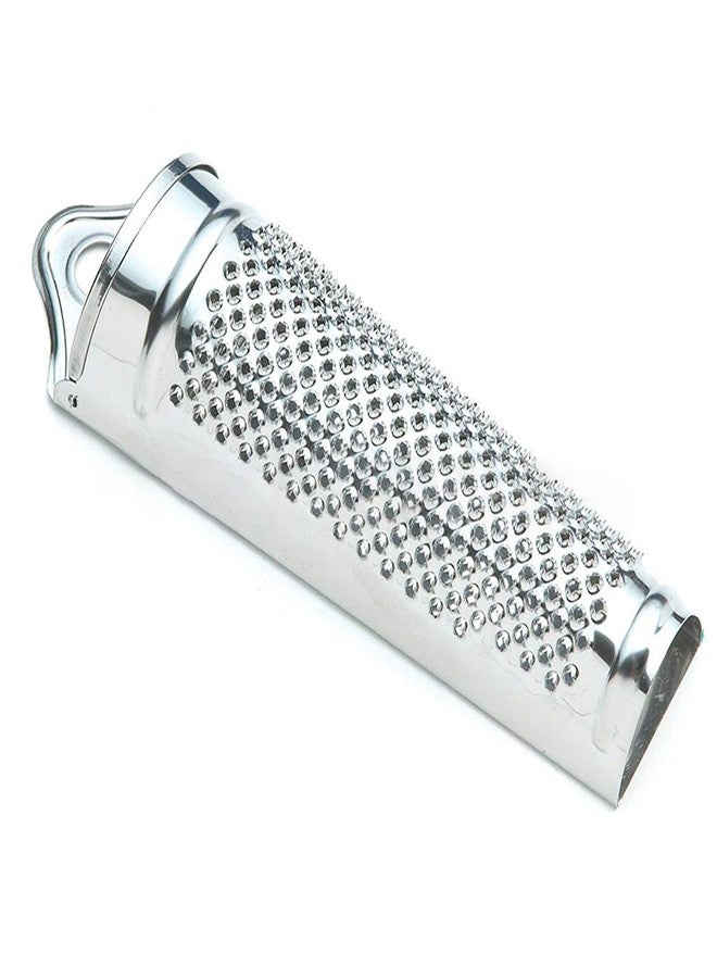 Melostu Nutmeg Grater With Storage, Ginger Garlic Kitchen Planer Lemon Hand Held Stainless Steel Nutmeg Grater Nut(silver,size:13.9 * 5 * 2.3 cm) - Image 3