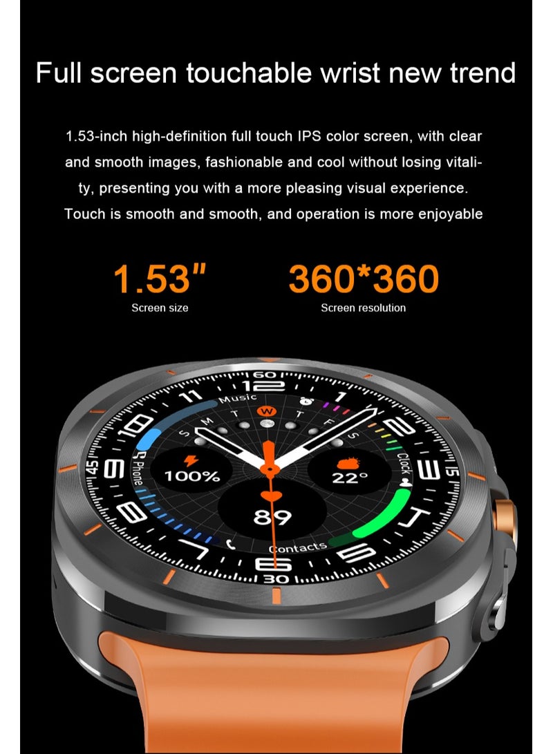 general Galaxy Watch Ultra (2025) 47mm LTE smartwatch, titanium case, advanced sleep guidance, running coaching, energy score, heart rate tracking, GPS, - Image 4