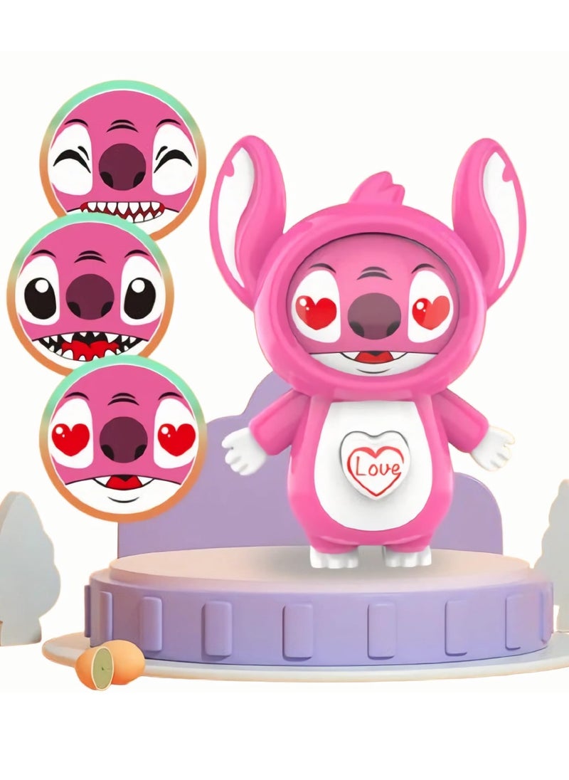 Disney Cartoon character toy with changing facial expressions - Pink color  - Image 3