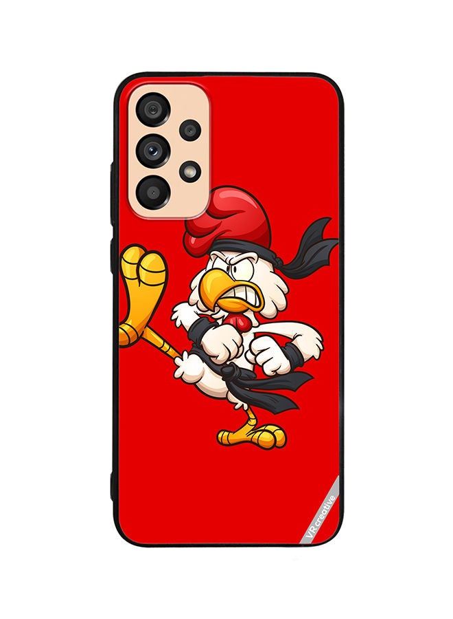 VR CREATIVE Protective Case Cover For Samsung Galaxy A72 Karate Chicken Design Multicolour - Image 1