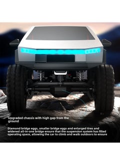 بيوينتي JJRC Tesla Big Foot Off-road Four-wheel Drive Remote Control Car Wireless Charging Children's Toy Manufacturers Supply Wholesale-Color:Gray  - Image 5