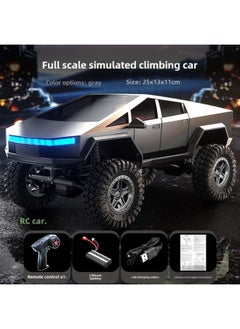 بيوينتي JJRC Tesla Big Foot Off-road Four-wheel Drive Remote Control Car Wireless Charging Children's Toy Manufacturers Supply Wholesale-Color:Gray  - Image 1
