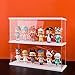 Nynelly 2Level Clear Acrylic Display Case Dustproof Showcase for Collection Bricks Blocks Toys Models Minifigures Building RemovableWhite - Image 2