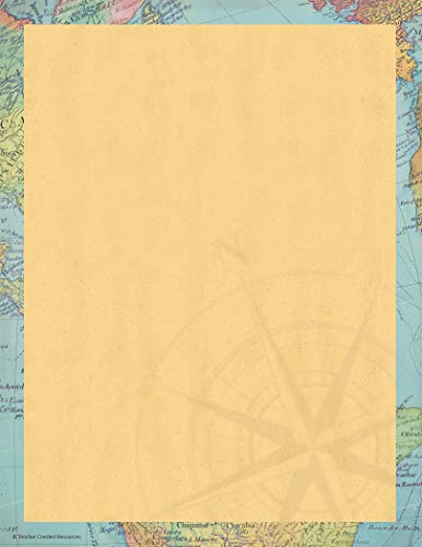 Teacher Created Resources Travel the Map Computer Paper, 8.5" x 11", 50 Sheets - Image 1