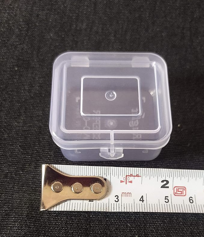 Right Keeper 00 Small Plastic Clear Containers with Lock Lid, 10 ml, Pack of 24, 4cm x 5cm - Image 2