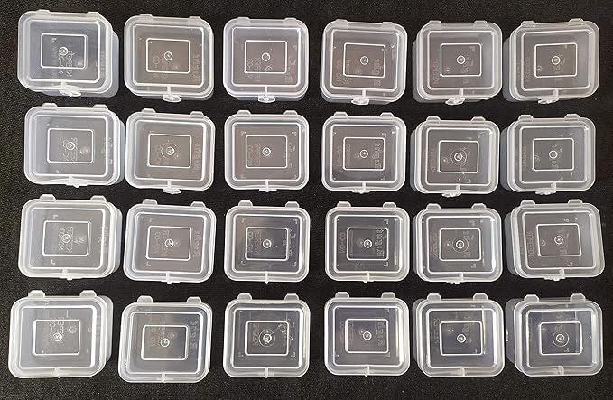 Right Keeper 00 Small Plastic Clear Containers with Lock Lid, 10 ml, Pack of 24, 4cm x 5cm - Image 4
