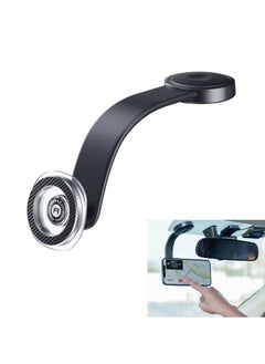 Car Mount For Magsafe, 360 Rotatable Dashboard Magnetic Phone Holder for Car Strong Magnets, Bendable Memory Alloy for Cell Phone Dashboard Windshield Phone Holder Mount for iPhone Android