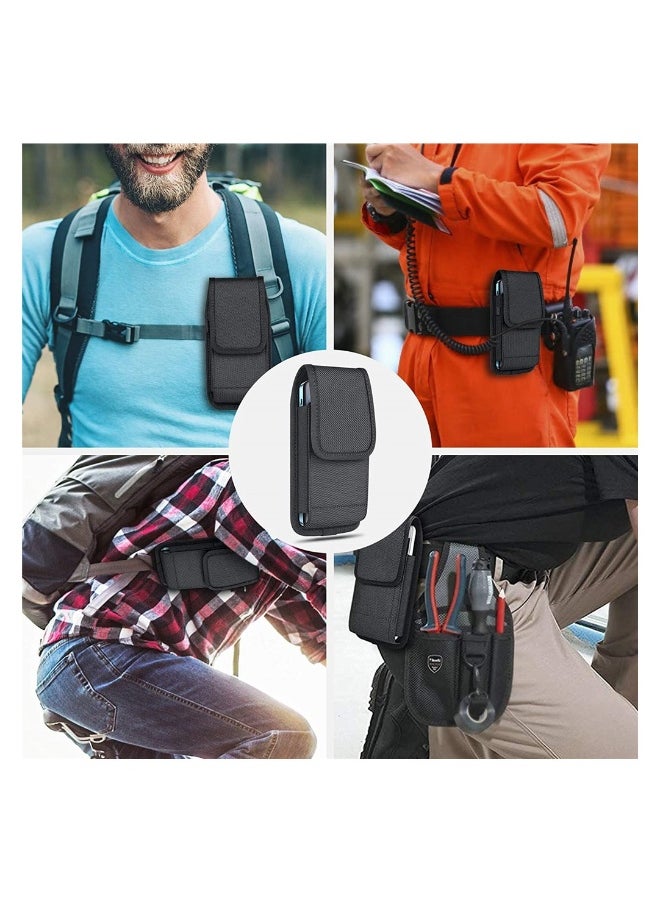 Generic 1 Piece Cell Phone Holster Fits Nylon Cell Phone with Ring Pouch  - Image 3
