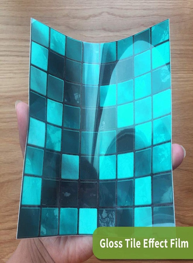 Alwayspon 25 قطعة من ملصقات بلاط الحائط ذاتية اللصق لتزيين المنزل، قابلة للتقشير واللصق للمطبخ والحمام، 4 × 4 بوصة - Image 5