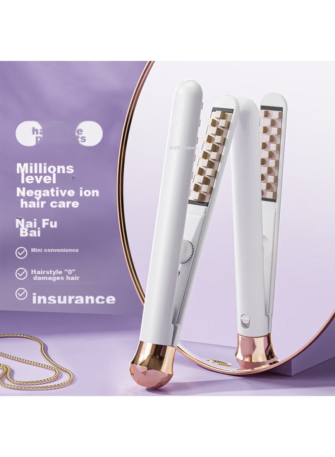 Aux Corn Silk Hair Straightener, Root Volumizing Clip, Mini High Crown Negative Ion Curling Iron, Hair Volumizing Tool, Men's Hair Straightener, Lazy Person's Mini Flat Iron For Women - Image 4