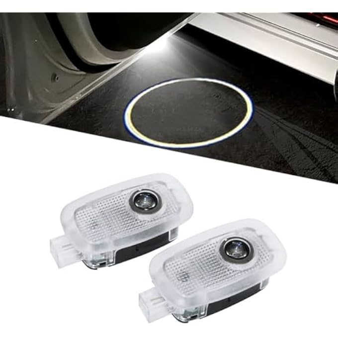 Taruimoo Car Door Logo LightsCar Door Led Logo Projector Welcome Lamp Door Light Puddle Light 2Piece Fits For S Class W221 S500 S350 S63 S65 20062013W221 SClass - Image 1