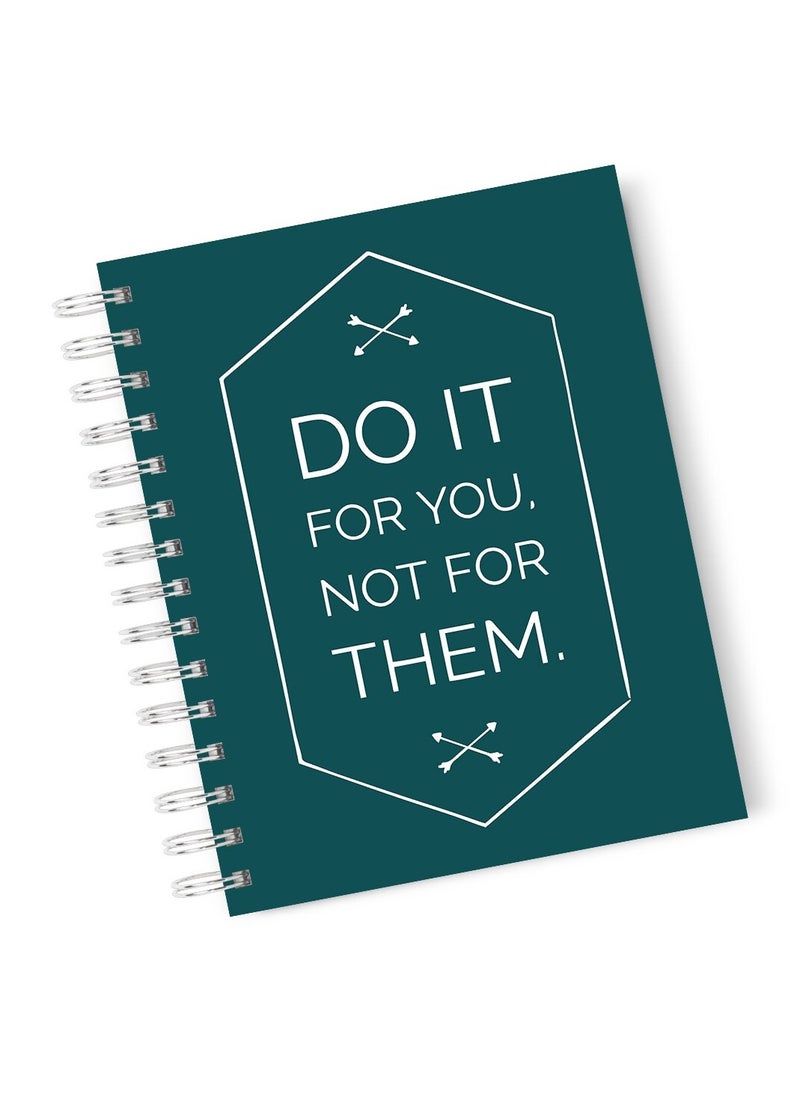 LOUD UNIVERSE Hardcover Notebook Do It Motivation Positive Spiral Notebook  - Image 1