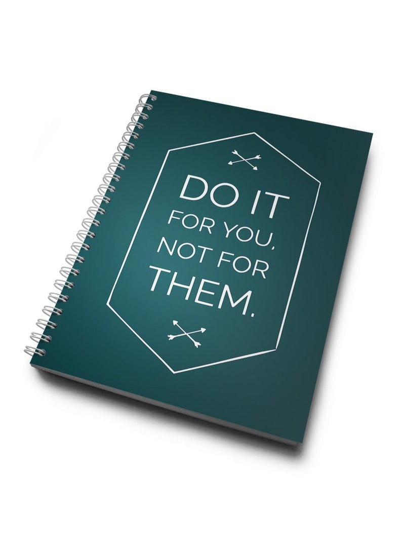 LOUD UNIVERSE Hardcover Notebook Do It Motivation Positive Spiral Notebook  - Image 2