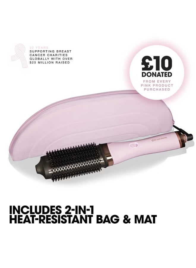 ghd Duet Blowdry - Charity Limited Edition Hair Dryer Brush in Pink Sorbet - Image 2