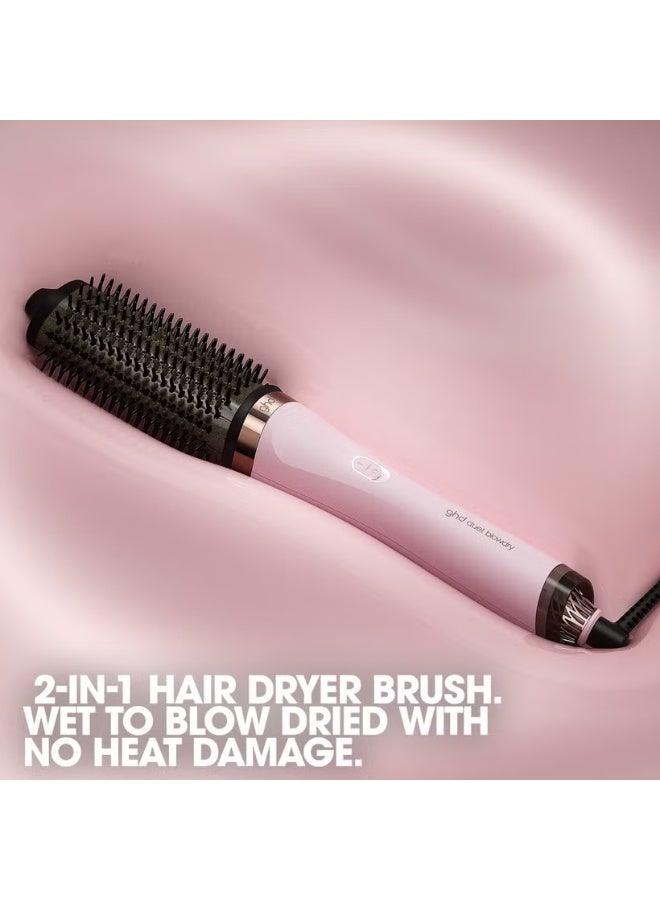 ghd Duet Blowdry - Charity Limited Edition Hair Dryer Brush in Pink Sorbet - Image 3