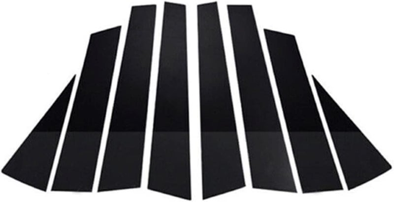 QASULER 8PCS Polished Pillar Posts for Nissan X-Trail Rogue - Image 1