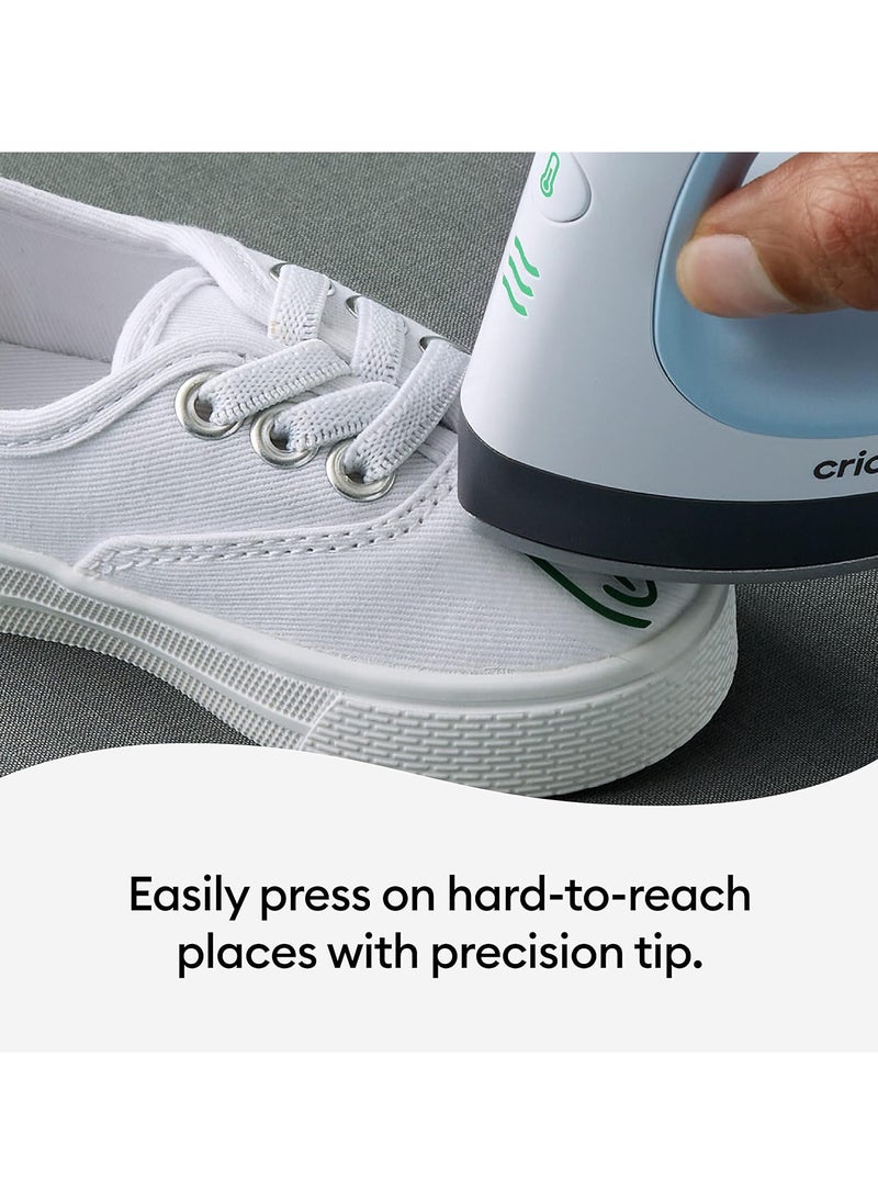 Cricut - Cricut EasyPress Mini | Zen Blue | Compact Heat Press for Iron On Vinyl (HTV), Infusible Ink and Sublimation - Image 1