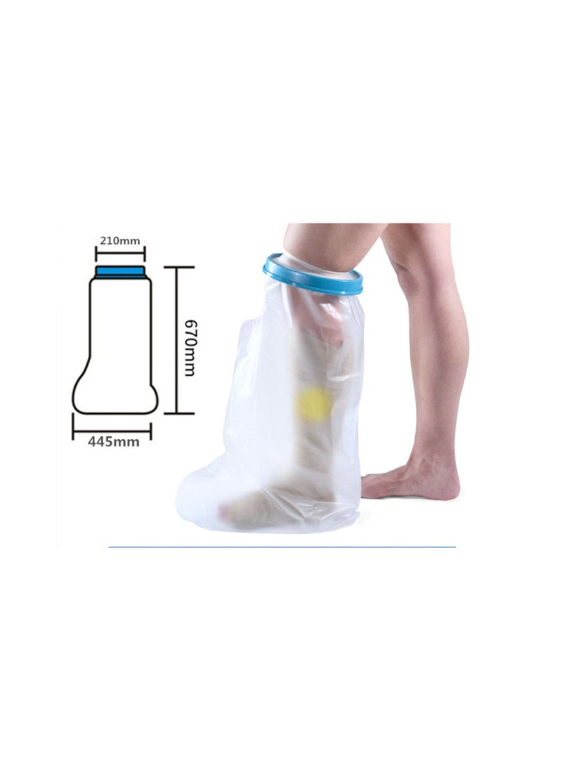 Generic - Cast Covers for Shower Leg  Waterproof Cast Cover Protector Keep Wound Bandage Dry  Watertight Cast Bag for Broken Leg Knee Ankle Orthopedic Boot - Image 1