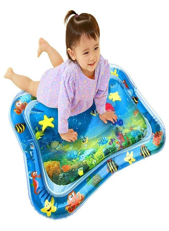 AVMPHD Baby Kids Water Play Mat Toys Inflatable Tummy Time Leakproof Water Play Mat, Fun Activity Play Center Indoor and Outdoor Water Play Mat for Baby - Image 2
