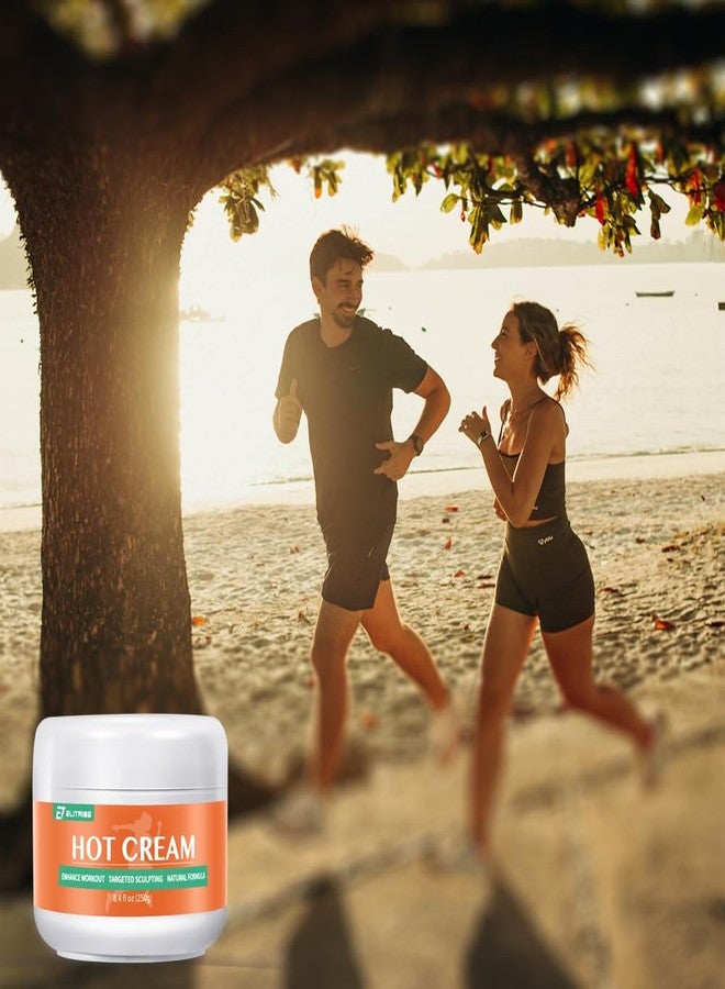 Elitribe Hot Cream Sweat Enhancer Lotion for Women and Men and Body Sculpting Cellulite Workout Ultra Moisturizing and Invigorating Body Firming Cream with Natural Oils - 8.45 Fluid Ounce - Image 4