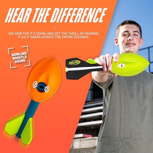 Franklin Sports NERF Vortex Foam Football Dual Power Pack - NERF Ultra Grip + Pocket Vortex Set - Perfect Kids Toy for Pool + Beach Football Fun - Indoor + Outdoor Ball Toy for Kids - Image 4