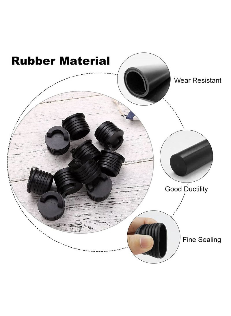 SYOSI Boat Scupper Plugs, 16 Pcs Kayak Drain Plug Kayak Bungs Kayak Scupper Stoppers Ocean Kayak Scupper Plugs Kayak Drain Plug Replacement for Kayak Canoe Boat Drain Holes  - Image 5