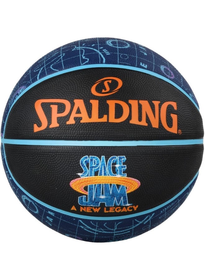 SPALDING كرة سلة، حجم 7، كونغتيان دازوانغبي 2، علامة تجارية مشتركة، للاستخدام الداخلي والخارجي، غير قابلة للانزلاق، مقاومة للاهتراء، كرة سلة من مادة 7 PU - Image 2