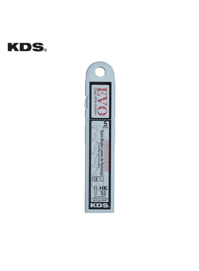 KDS HK-5 EVO 18mm Spare Hook Blade for HK-11 / HK-12 Cutter (5 Pcs) - Image 1