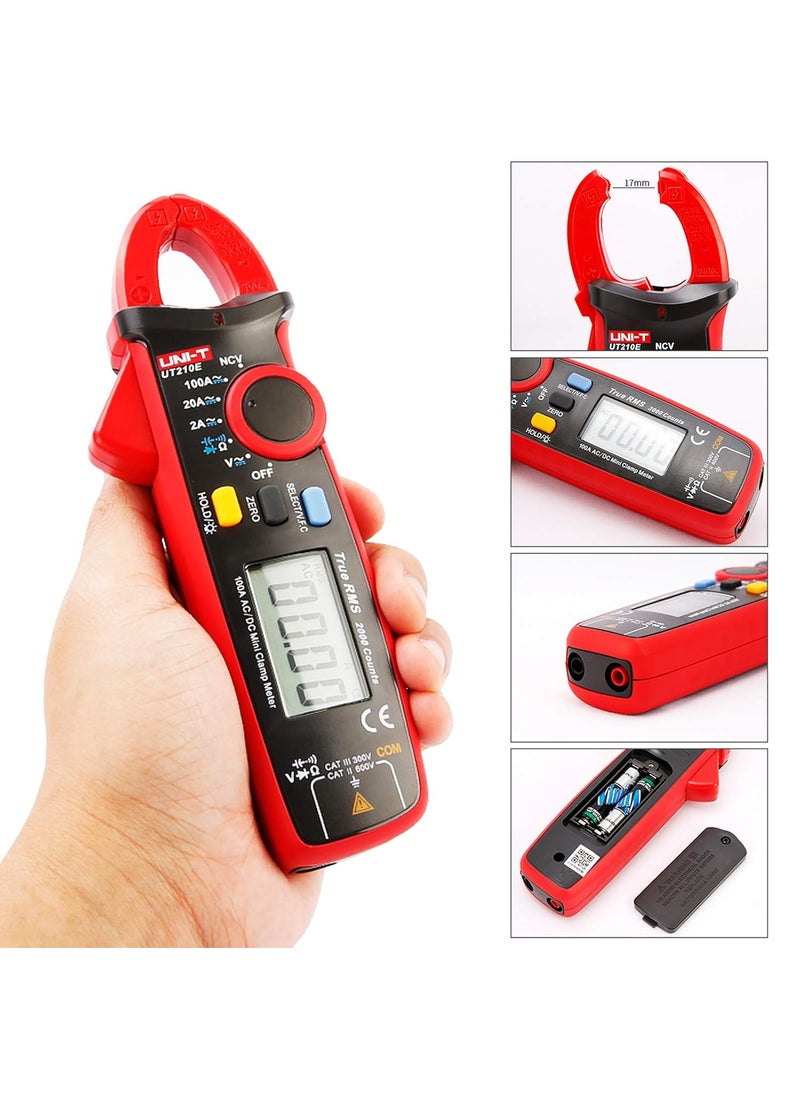 UniT YIRU UNIT UT210 Series True RMS Digital Clamp Meter ACDC Voltage Tester with ohm Capacitance Measurement  - Image 3