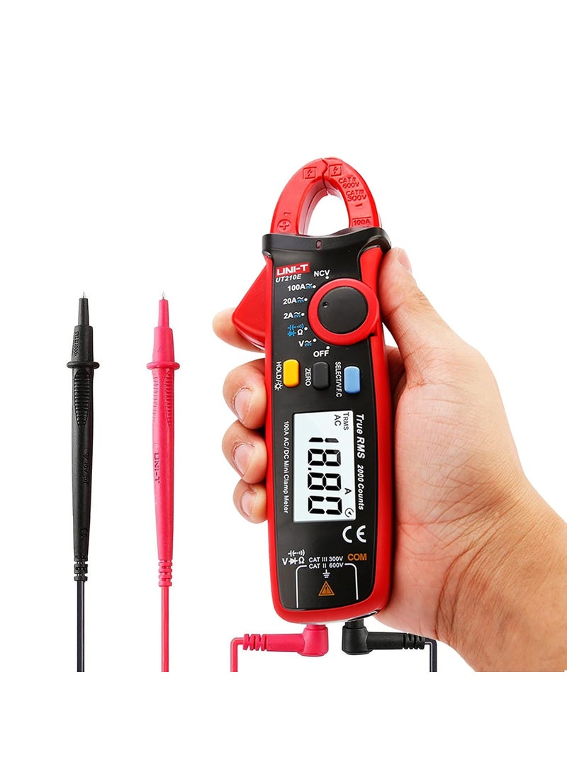 UniT YIRU UNIT UT210 Series True RMS Digital Clamp Meter ACDC Voltage Tester with ohm Capacitance Measurement  - Image 1