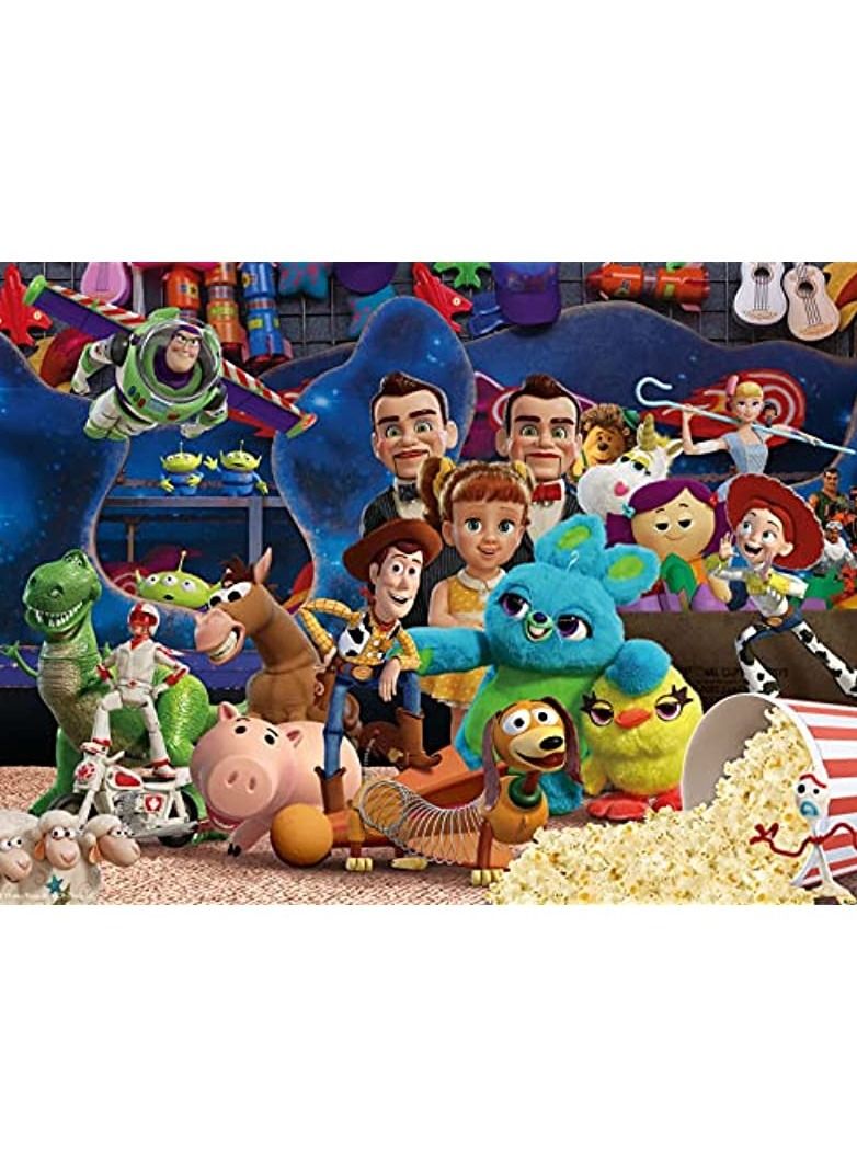 رافنسبورغر ديزني بيكسار توي ستوري 4-100 قطعة أحجية الصور المقطوعة للأطفال - كل قطعة فريدة من نوعها - القطع تتناسب مع بعضها بشكل مثالي ، متعددة الألوان - Image 1