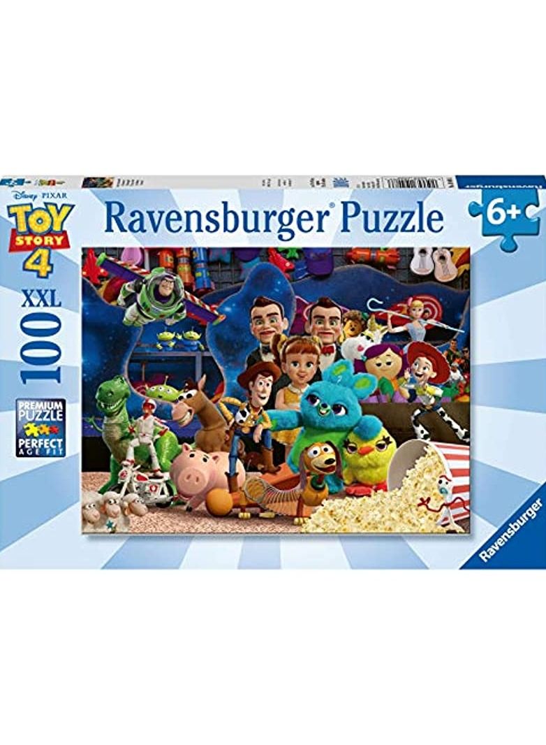 رافنسبورغر ديزني بيكسار توي ستوري 4-100 قطعة أحجية الصور المقطوعة للأطفال - كل قطعة فريدة من نوعها - القطع تتناسب مع بعضها بشكل مثالي ، متعددة الألوان - Image 2